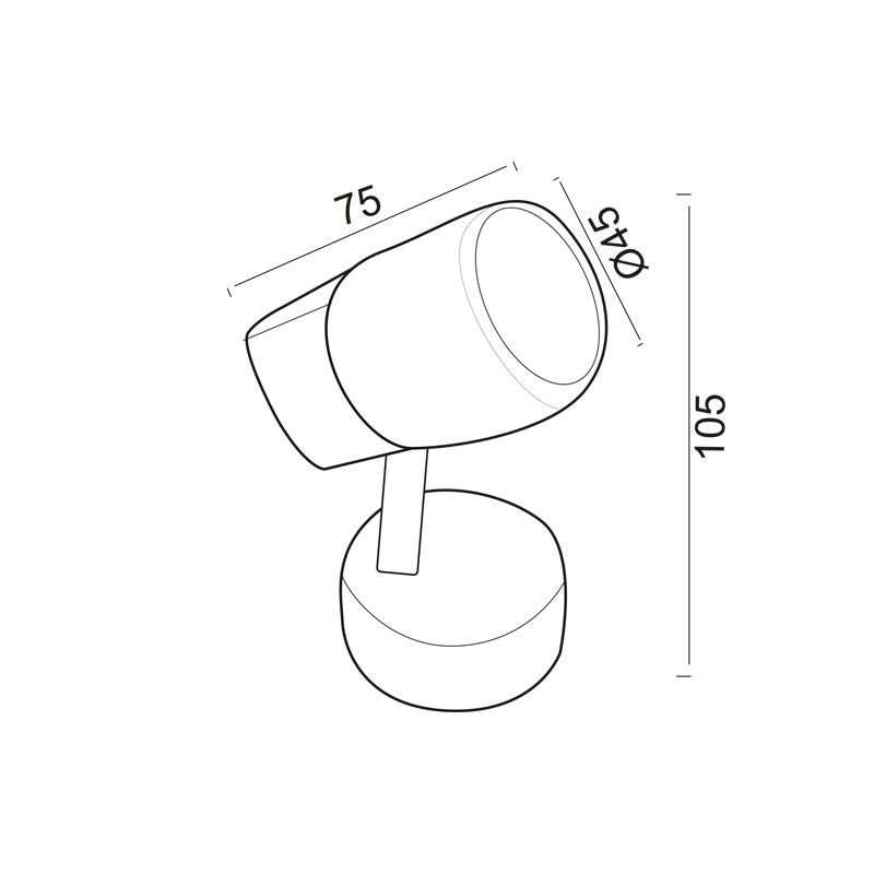 ΣΠΟΤ ΜΕ ΓΥΑΛΙ G9 I ΜΠΡΟΝΖΕ NAPLES ΣΠΟΤ ΜΕ ΓΥΑΛΙ G9 I ΜΠΡΟΝΖΕ NAPLES