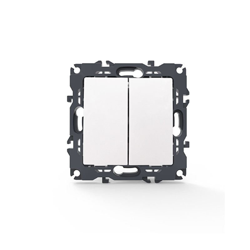 PRIME ΔΙΑΚΟΠΤΗΣ ΚΟΜΜΥΤΑΤΕΡ ΜΕ ΚΛΙΠ 1+1P 10AX 250VAC IP20 ΛΕΥΚΟΣ PRIME ΔΙΑΚΟΠΤΗΣ ΚΟΜΜΥΤΑΤΕΡ ΜΕ ΚΛΙΠ 1+1P 10AX 250VAC IP20 ΛΕΥΚΟΣ