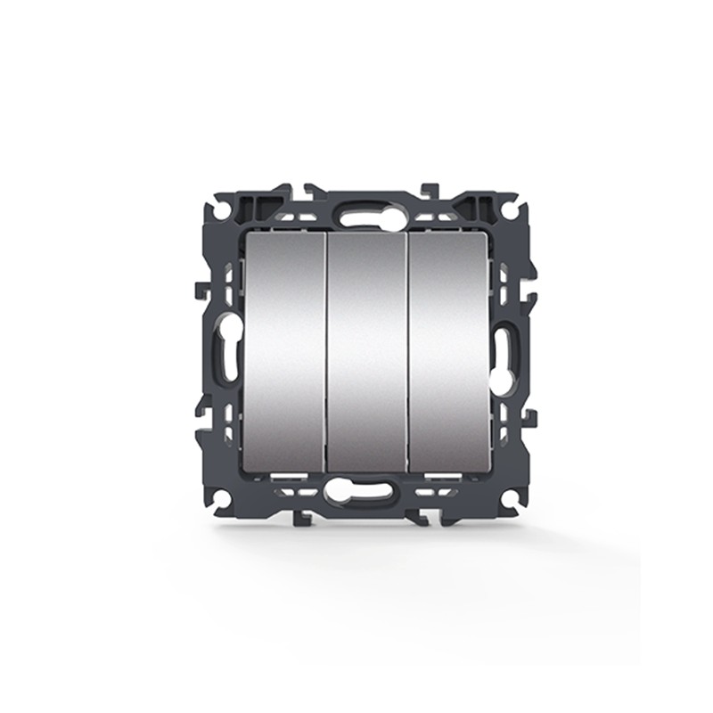 PRIME ΔΙΑΚΟΠΤΗΣ ΤΡΙΠΛΟΣ ΑΠΛΟΣ ΜΕ ΒΙΔΑ 1+1+1P 10AX 250VAC IP20 MAT ΑΛΟΥΜΙΝΙΟ PRIME ΔΙΑΚΟΠΤΗΣ ΤΡΙΠΛΟΣ ΑΠΛΟΣ ΜΕ ΒΙΔΑ 1+1+1P 10AX 250VAC IP20 MAT ΑΛΟΥΜΙΝΙΟ