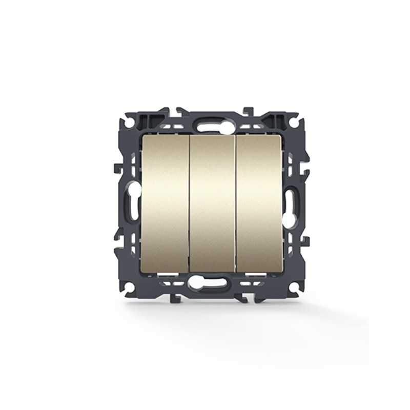 PRIME ΔΙΑΚΟΠΤΗΣ ΤΡΙΠΛΟΣ ΑΠΛΟΣ ΜΕ ΒΙΔΑ 1+1+1P 10AX 250VAC IP20 MAT ΣΑΜΠΑΝΙΖΕ PRIME ΔΙΑΚΟΠΤΗΣ ΤΡΙΠΛΟΣ ΑΠΛΟΣ ΜΕ ΒΙΔΑ 1+1+1P 10AX 250VAC IP20 MAT ΣΑΜΠΑΝΙΖΕ