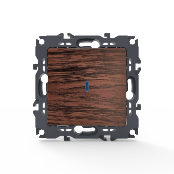 PRIME ΔΙΑΚΟΠΤΗΣ ΑΛΕΡΕΤΟΥΡ & LED ΛΥΧΝΙΑ ΕΛΕΓΧΟΥ (ΟΝ-ΟΝ) ΜΕ ΚΛΙΠ 1P 10AX 250VAC IP20 ΞΥΛΟ