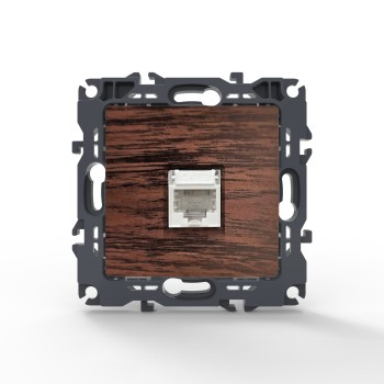 PRIME ΠΡΙΖΑ ΤΗΛΕΦΩΝΟΥ 1xRJ11 CAT3 IP20 ΞΥΛΟ