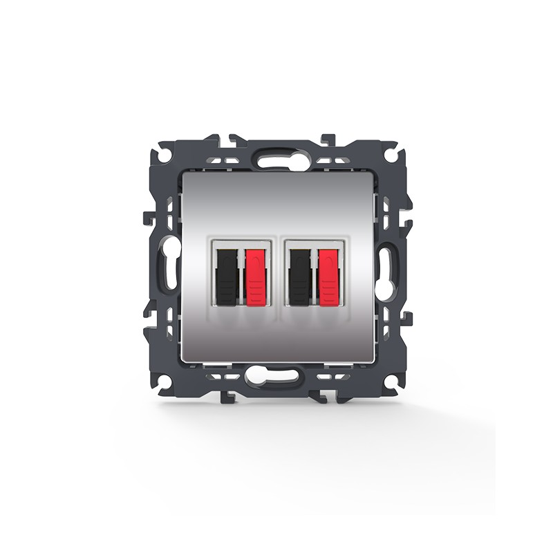 PRIME ΠΡΙΖΑ ΗΧΕΙΩΝ ΔΙΠΛΗ ΜΕ ΚΛΙΠ 36-230VAC IP20 MAT ΑΛΟΥΜΙΝΙΟ PRIME ΠΡΙΖΑ ΗΧΕΙΩΝ ΔΙΠΛΗ ΜΕ ΚΛΙΠ 36-230VAC IP20 MAT ΑΛΟΥΜΙΝΙΟ