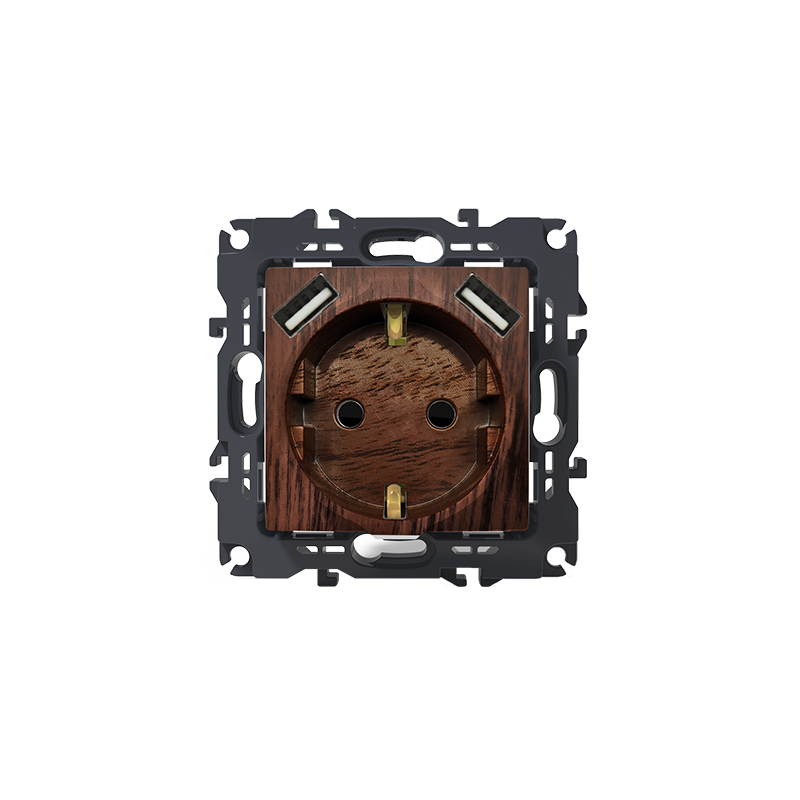 PRIME ΠΡΙΖΑ ΣΟΥΚΟ ΑΣΦΑΛΕΙΑΣ 1x2P+E 16A 250VAC & 2 USB 5VDC 3.1A IP20 ΞΥΛΟ PRIME ΠΡΙΖΑ ΣΟΥΚΟ ΑΣΦΑΛΕΙΑΣ 1x2P+E 16A 250VAC & 2 USB 5VDC 3.1A IP20 ΞΥΛΟ