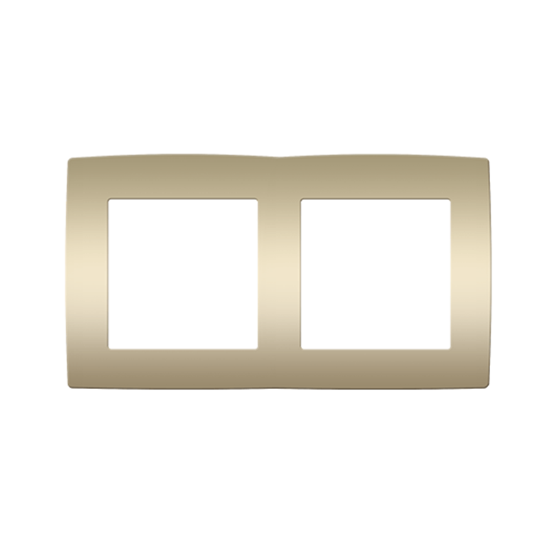 PRIME ΠΛΑΙΣΙΟ 2 ΘΕΣΕΩΝ IP20 MAT ΣΑΜΠΑΝΙΖΕ