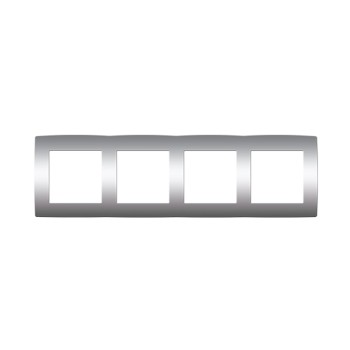 PRIME ΠΛΑΙΣΙΟ 4 ΘΕΣΕΩΝ IP20 MAT ΑΛΟΥΜΙΝΙΟ