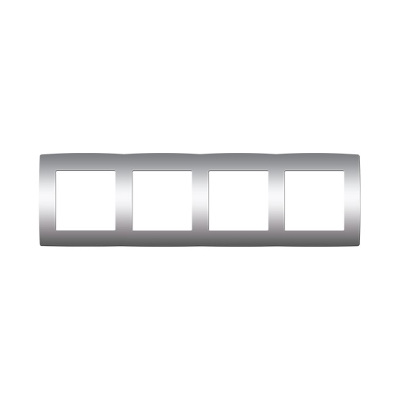 PRIME ΠΛΑΙΣΙΟ 4 ΘΕΣΕΩΝ IP20 MAT ΑΛΟΥΜΙΝΙΟ