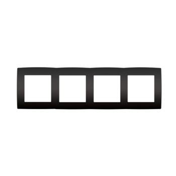 PRIME ΠΛΑΙΣΙΟ 4 ΘΕΣΕΩΝ IP20 MAT ΑΝΘΡΑΚΙ