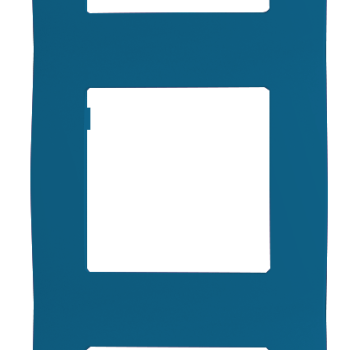 PRIME ΠΛΑΙΣΙΟ 5 ΘΕΣΕΩΝ IP20 ΓΑΛΑΖΙΟ