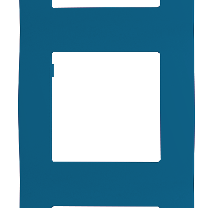 PRIME ΠΛΑΙΣΙΟ 5 ΘΕΣΕΩΝ IP20 ΓΑΛΑΖΙΟ PRIME ΠΛΑΙΣΙΟ 5 ΘΕΣΕΩΝ IP20 ΓΑΛΑΖΙΟ