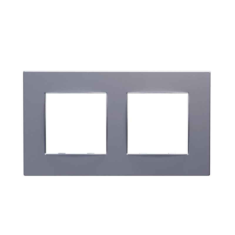 PRIME CLASSIC ΠΛΑΙΣΙΟ 2 ΘΕΣΕΩΝ IP20 ΜΑΤ ΑΛΟΥΜΙΝΙΟ