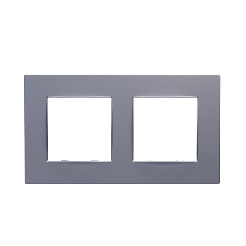 PRIME CLASSIC ΠΛΑΙΣΙΟ 2 ΘΕΣΕΩΝ IP20 ΜΑΤ ΑΛΟΥΜΙΝΙΟ