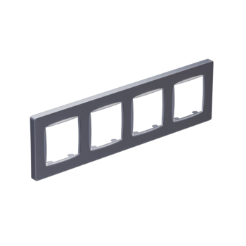 PRIME CLASSIC ΠΛΑΙΣΙΟ 4 ΘΕΣΕΩΝ IP20 ΜΑΤ ΑΛΟΥΜΙΝΙΟ