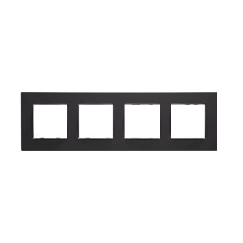 PRIME CLASSIC ΠΛΑΙΣΙΟ 4 ΘΕΣΕΩΝ IP20 ΜΑΤ ΑΝΘΡΑΚΙ