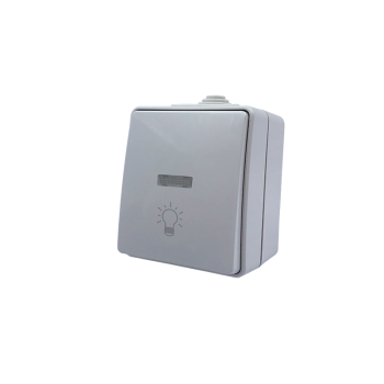 ARMY ΜΠΟΥΤΟΝ ΚΛΙΜΑΚΟΣΤΑΣΙΟΥ & LED ΛΥΧΝΙΑ ΕΠΙΤΟΙΧΟ ΣΤΕΓΑΝΟ ΜΕ ΒΙΔΑ 1P 10A 250VAC IP55 ΑΠΑΛΟ ΓΚΡΙ ARMY ΜΠΟΥΤΟΝ ΚΛΙΜΑΚΟΣΤΑΣΙΟΥ & LED ΛΥΧΝΙΑ ΕΠΙΤΟΙΧΟ ΣΤΕΓΑΝΟ ΜΕ ΒΙΔΑ 1P 10A 250VAC IP55 ΑΠΑΛΟ ΓΚΡΙ