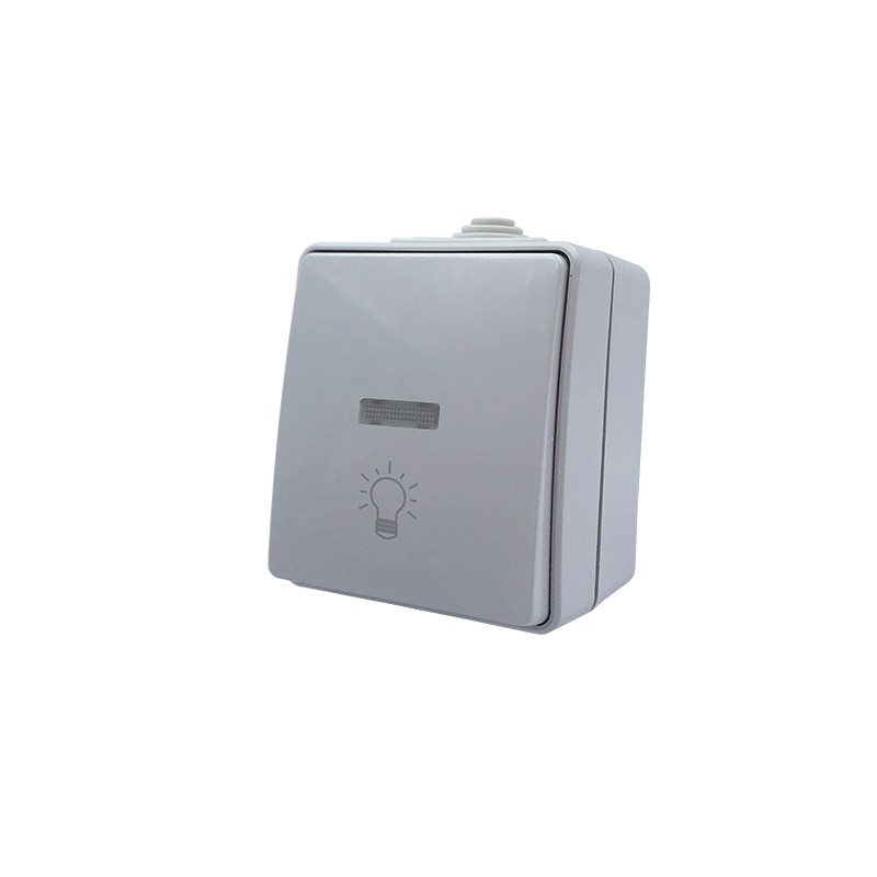 ARMY ΜΠΟΥΤΟΝ ΚΛΙΜΑΚΟΣΤΑΣΙΟΥ & LED ΛΥΧΝΙΑ ΕΠΙΤΟΙΧΟ ΣΤΕΓΑΝΟ ΜΕ ΒΙΔΑ 1P 10A 250VAC IP55 ΑΠΑΛΟ ΓΚΡΙ ARMY ΜΠΟΥΤΟΝ ΚΛΙΜΑΚΟΣΤΑΣΙΟΥ & LED ΛΥΧΝΙΑ ΕΠΙΤΟΙΧΟ ΣΤΕΓΑΝΟ ΜΕ ΒΙΔΑ 1P 10A 250VAC IP55 ΑΠΑΛΟ ΓΚΡΙ