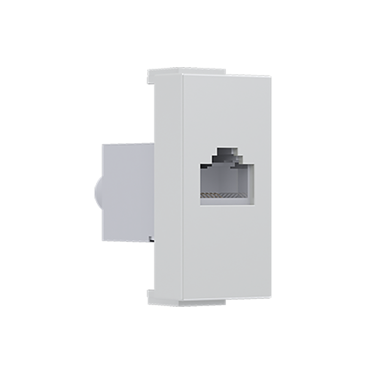^ MODYS ΠΡΙΖΑ ΔΙΚΤΥΟΥ ΙΒΟΥΑΡ 1 ΣΤ. RJ45 CAT.6 ΜΕ ΘΩΡΑΚΙΣΗ IP20