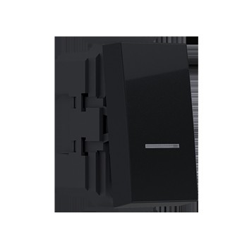 ^MODYS ΔΙΑΚΟΠΤΗΣ ΑΛΕΡΕΤΟΥΡ ΕΛΕΓΧΟΥ ΜΑΥΡΟΣ ΜΑΤ 1 ΣΤ. 1P 10AX 250VAC IP20  