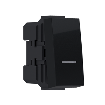 ^MODYS ΔΙΑΚΟΠΤΗΣ ΑΛΕΡΕΤΟΥΡ ΕΛΕΓΧΟΥ ΜΑΥΡΟΣ ΜΑΤ 1 ΣΤ. 1P 10AX 250VAC IP20  