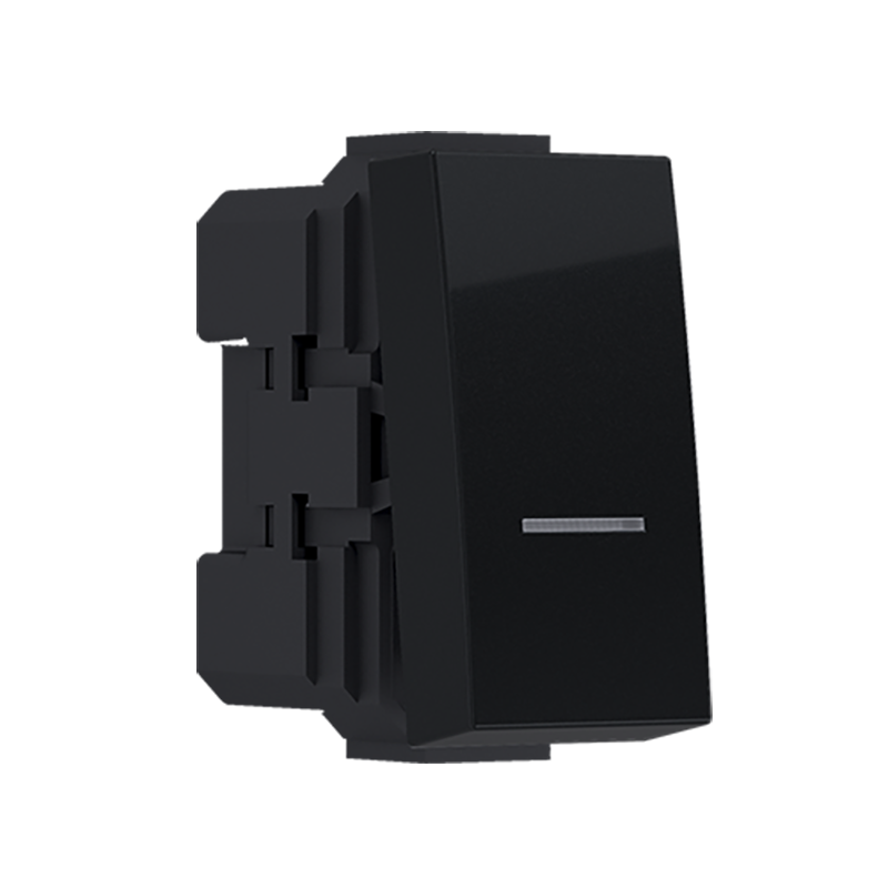 ^MODYS ΔΙΑΚΟΠΤΗΣ ΑΛΕΡΕΤΟΥΡ ΕΛΕΓΧΟΥ ΜΑΥΡΟΣ ΜΑΤ 1 ΣΤ. 1P 10AX 250VAC IP20  