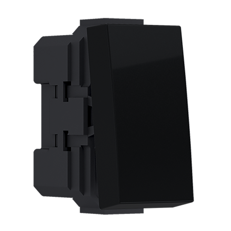 ^ MODYS ΔΙΑΚΟΠΤΗΣ ΑΛΕΡΕΤΟΥΡ ΜΑΥΡΟΣ ΜΑΤ 1 ΣΤ. 1P 10AX 250VAC IP20  