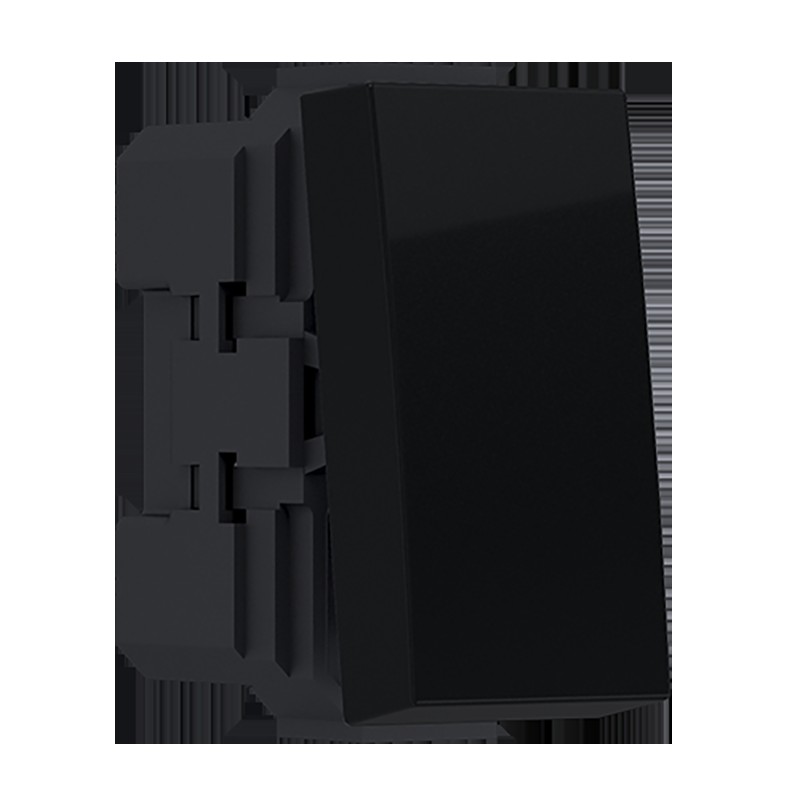 ^ MODYS ΔΙΑΚΟΠΤΗΣ ΜΕΣΑΙΟΣ ΑΛΕΡΕΤΟΥΡ ΜΑΥΡΟΣ ΜΑΤ  1 ΣΤ. 1P 10AX 250VAC IP20  