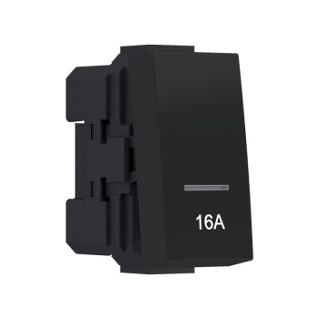 ^MODYS ΔΙΑΚΟΠΤΗΣ ΔΙΠΟΛΙΚΟΣ (0-1) 16Α ΜΕ ΕΝΔΕΙΞΗ ΜΑΥΡΟΣ ΜΑΤ  1 ΣΤ. 2P 16AX 250VAC IP20  