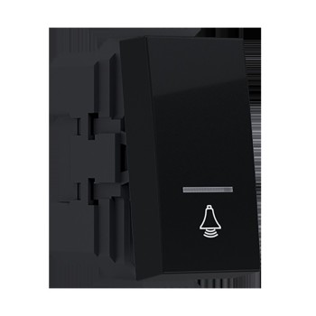 ^ MODYS ΜΠΟΥΤΟΝ ΜΕ ΕΝΔΕΙΞΗ & ΣΥΜΒΟΛΟ ΚΟΥΔΟΥΝΙ ΜΑΥΡΟ ΜΑΤ 1 ΣΤ. 1P 10A 250VAC IP20 