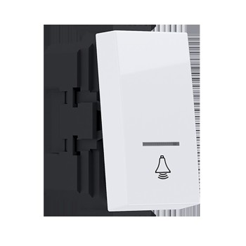 ^ MODYS ΜΠΟΥΤΟΝ ΜΕ ΕΝΔΕΙΞΗ & ΣΥΜΒΟΛΟ ΚΟΥΔΟΥΝΙ ΛΕΥΚΟ 1 ΣΤ. 1P 10A 250VAC IP20 