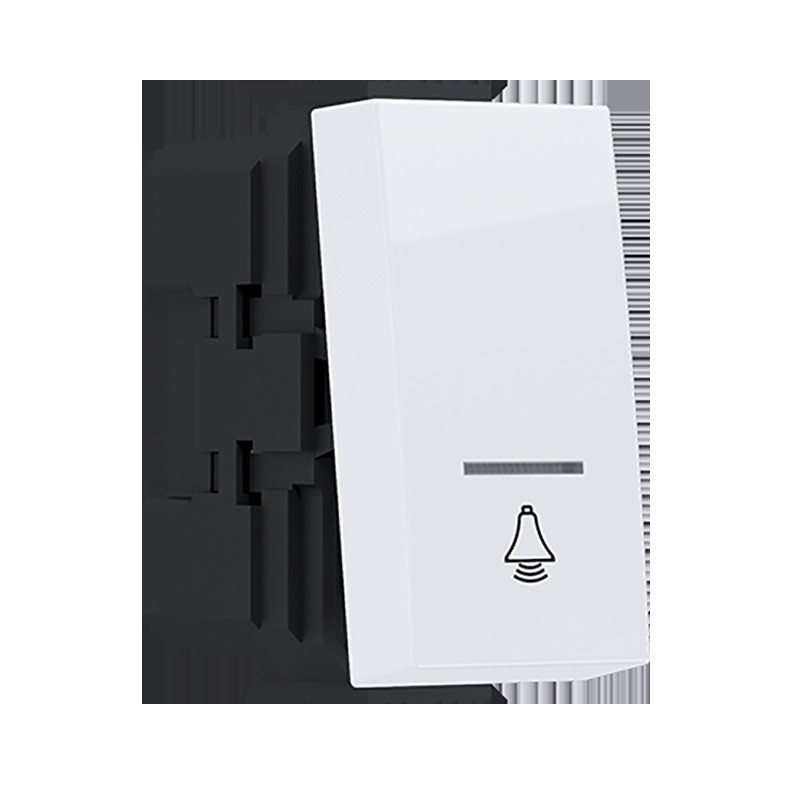 ^ MODYS ΜΠΟΥΤΟΝ ΜΕ ΕΝΔΕΙΞΗ & ΣΥΜΒΟΛΟ ΚΟΥΔΟΥΝΙ ΛΕΥΚΟ 1 ΣΤ. 1P 10A 250VAC IP20 