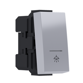 ^MODYS ΜΠΟΥΤΟΝ ΜΕ ΕΝΔΕΙΞΗ & ΣΥΜΒΟΛΟ ΛΥΧΝΙΑ ΑΣΗΜΙ  1 ΣΤ. 1P 10A 250VAC IP20 