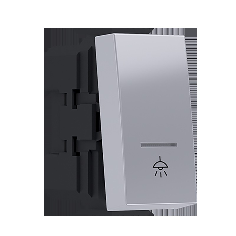 ^MODYS ΜΠΟΥΤΟΝ ΜΕ ΕΝΔΕΙΞΗ & ΣΥΜΒΟΛΟ ΛΥΧΝΙΑ ΑΣΗΜΙ  1 ΣΤ. 1P 10A 250VAC IP20 