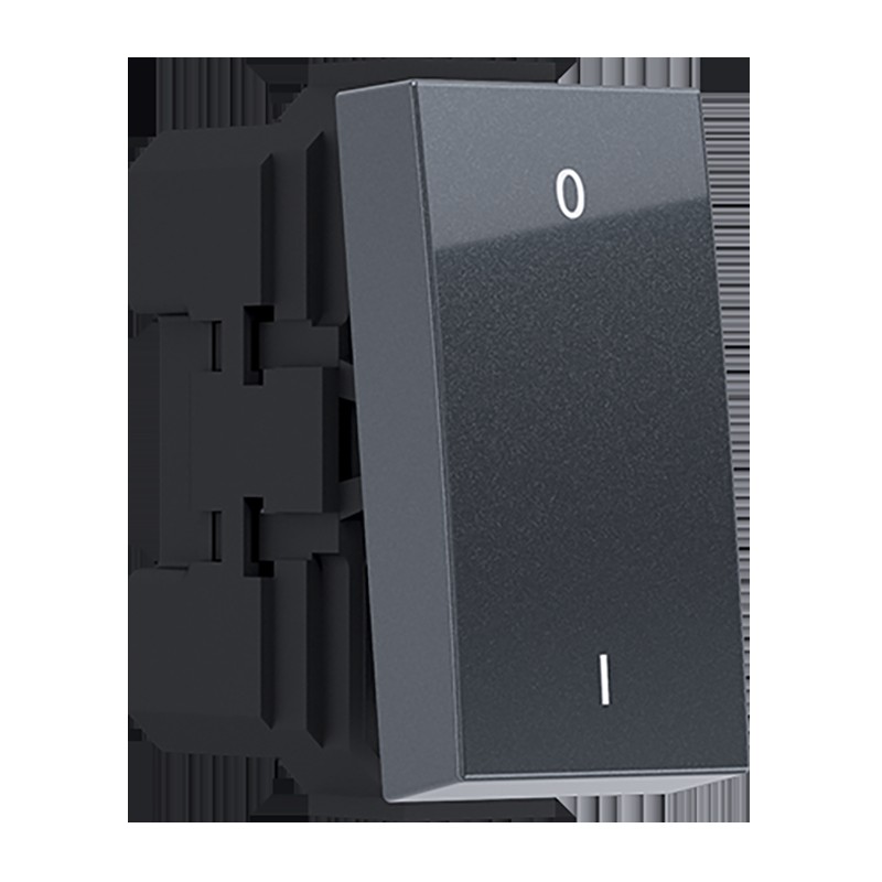 ^MODYS ΔΙΑΚΟΠΤΗΣ ΔΙΠΟΛΙΚΟΣ (0-1) ΑΝΘΡΑΚΙ  1 ΣΤ. 2P 10AX 250VAC IP20  