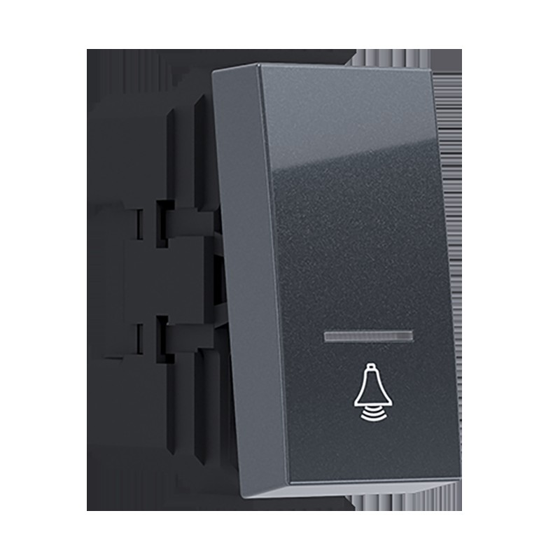 ^ MODYS ΜΠΟΥΤΟΝ ΜΕ ΕΝΔΕΙΞΗ & ΣΥΜΒΟΛΟ ΚΟΥΔΟΥΝΙ ΑΝΘΡΑΚΙ 1 ΣΤ. 1P 10A 250VAC IP20 