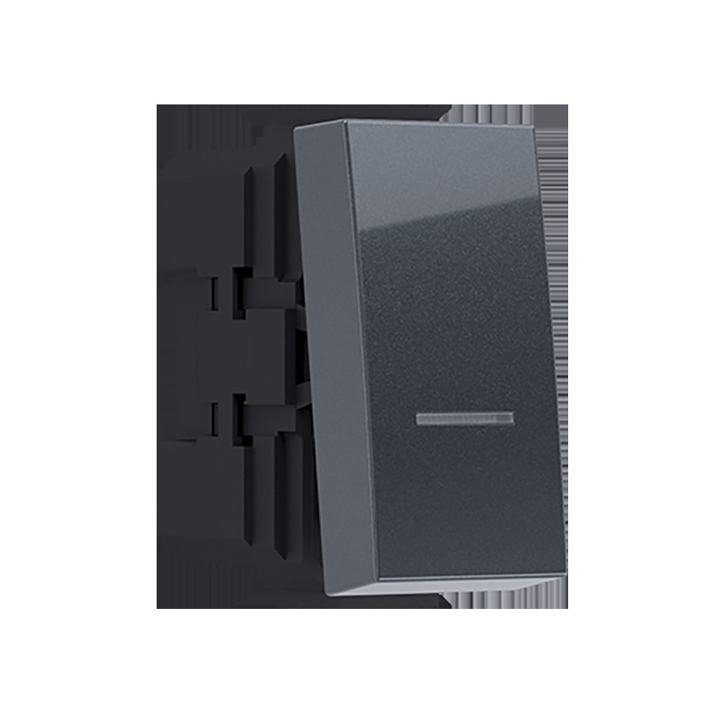 ^MODYS ΜΠΟΥΤΟΝ ΑΠΛΟ ΑΝΘΡΑΚΙ  1 ΣΤ. 1P 10A 250VAC IP20 