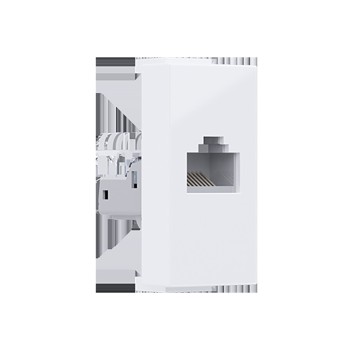 ^ MODYS ΠΡΙΖΑ ΔΙΚΤΥΟΥ ΛΕΥΚΗ 1 ΣΤ. RJ45 CAT.5E ΧΩΡΙΣ ΘΩΡΑΚΙΣΗ IP20