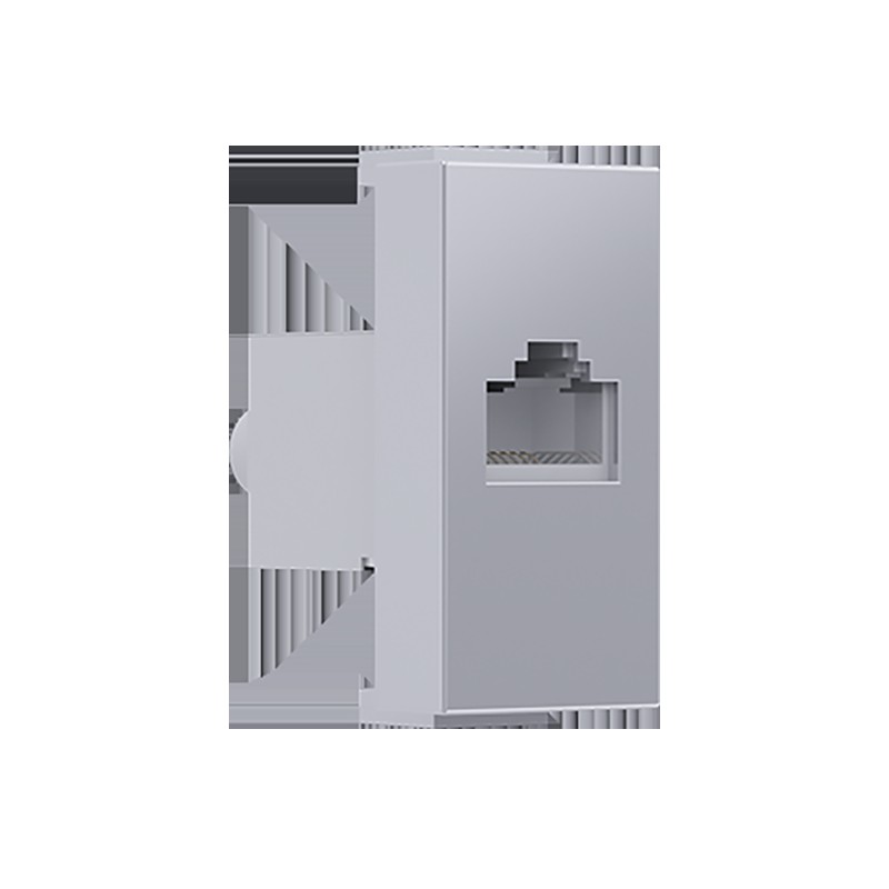 ^ MODYS ΠΡΙΖΑ ΔΙΚΤΥΟΥ ΑΣΗΜΙ 1 ΣΤ. RJ45 CAT.6 ΜΕ ΘΩΡΑΚΙΣΗ IP20 ^ MODYS ΠΡΙΖΑ ΔΙΚΤΥΟΥ ΑΣΗΜΙ 1 ΣΤ. RJ45 CAT.6 ΜΕ ΘΩΡΑΚΙΣΗ IP20