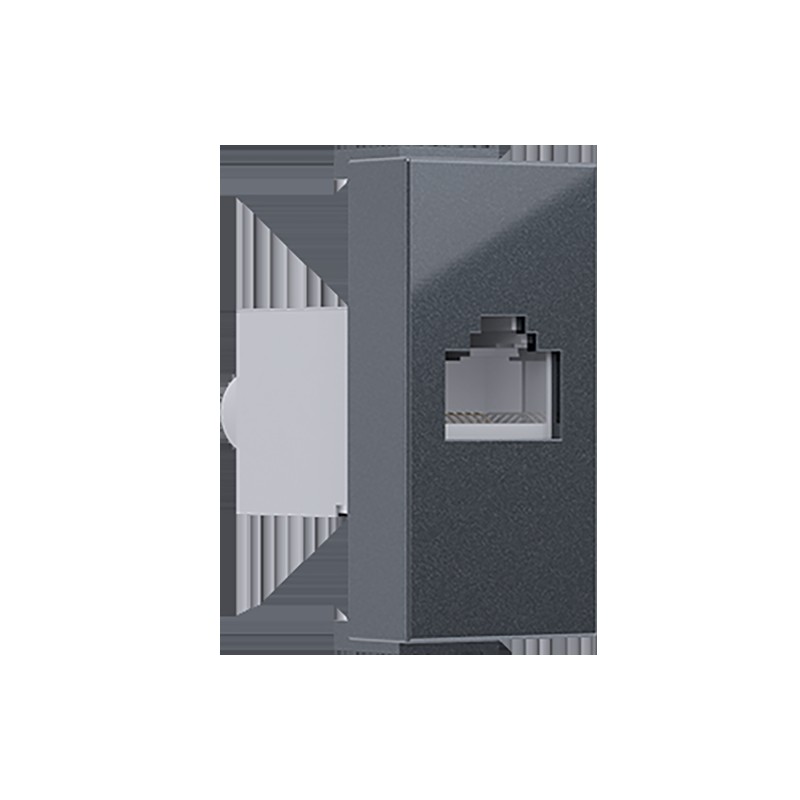 ^ MODYS ΠΡΙΖΑ ΔΙΚΤΥΟΥ ΑΝΘΡΑΚΙ 1 ΣΤ. RJ45 CAT.6 ΜΕ ΘΩΡΑΚΙΣΗ IP20 ^ MODYS ΠΡΙΖΑ ΔΙΚΤΥΟΥ ΑΝΘΡΑΚΙ 1 ΣΤ. RJ45 CAT.6 ΜΕ ΘΩΡΑΚΙΣΗ IP20