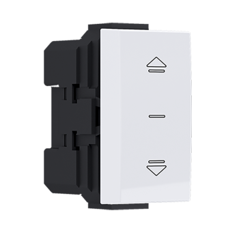 ^MODYS ΜΠΟΥΤΟΝ ΡΟΛΛΩΝ ΛΕΥΚΟ 1 ΣΤ. 2P 10A 250VAC IP20 