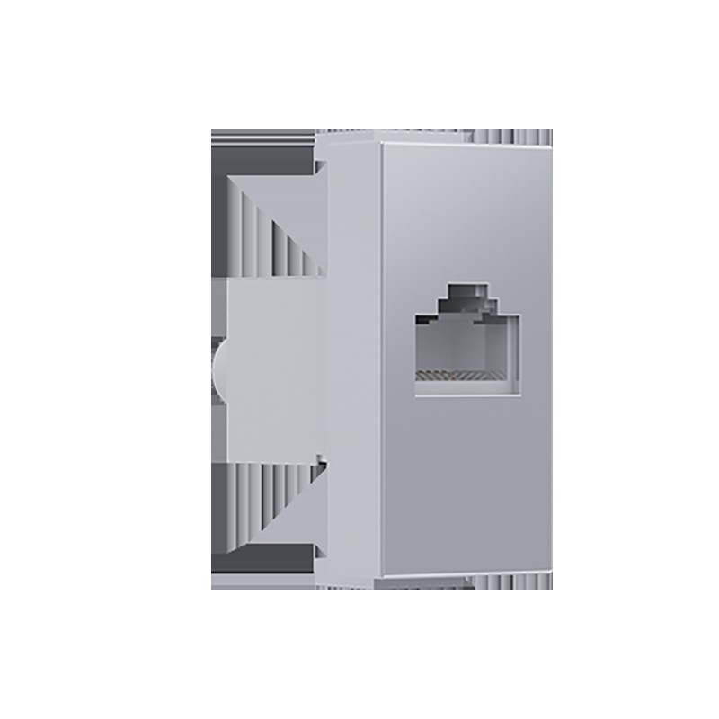 ^ MODYS ΠΡΙΖΑ ΔΙΚΤΥΟΥ ΑΣΗΜΙ 1 ΣΤ. RJ45 CAT.6A ΜΕ ΘΩΡΑΚΙΣΗ IP20 ^ MODYS ΠΡΙΖΑ ΔΙΚΤΥΟΥ ΑΣΗΜΙ 1 ΣΤ. RJ45 CAT.6A ΜΕ ΘΩΡΑΚΙΣΗ IP20