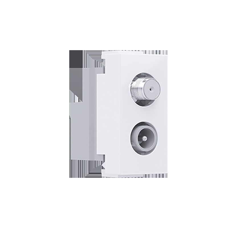 ^ MODYS ΠΡΙΖΑ ΤΗΛΕΟΡΑΣΗΣ SAT ΤV-R ΔΙΕΛΕΥΣΗΣ 1 ΣΤ. ΛΕΥΚΗ IP20 ^ MODYS ΠΡΙΖΑ ΤΗΛΕΟΡΑΣΗΣ SAT ΤV-R ΔΙΕΛΕΥΣΗΣ 1 ΣΤ. ΛΕΥΚΗ IP20