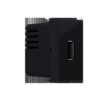 ^ MODYS ΠΡΙΖΑ ΤΡΟΦΟΔΟΣΙΑΣ USB 1 ΣΤ. 1xUSB ΜΑΥΡΗ ΜΑΤ  5VDC 1.2A IP20