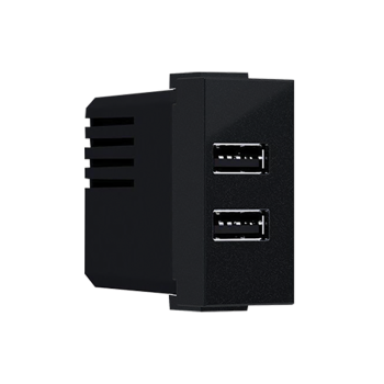 ^ MODYS ΠΡΙΖΑ ΤΡΟΦΟΔΟΣΙΑΣ USB 1 ΣΤ. 2xUSB ΜΑΥΡΗ ΜΑΤ 5VDC 2X1.2A IP20 ^ MODYS ΠΡΙΖΑ ΤΡΟΦΟΔΟΣΙΑΣ USB 1 ΣΤ. 2xUSB ΜΑΥΡΗ ΜΑΤ 5VDC 2X1.2A IP20