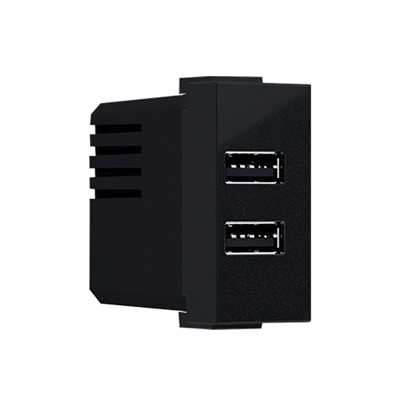 ^ MODYS ΠΡΙΖΑ ΤΡΟΦΟΔΟΣΙΑΣ USB 1 ΣΤ. 2xUSB ΜΑΥΡΗ ΜΑΤ 5VDC 2X1.2A IP20 ^ MODYS ΠΡΙΖΑ ΤΡΟΦΟΔΟΣΙΑΣ USB 1 ΣΤ. 2xUSB ΜΑΥΡΗ ΜΑΤ 5VDC 2X1.2A IP20