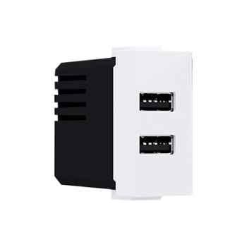 ^ MODYS ΠΡΙΖΑ ΤΡΟΦΟΔΟΣΙΑΣ USB 1 ΣΤ. 2xUSB ΛΕΥΚΗ 5VDC 2X1.2A IP20 ^ MODYS ΠΡΙΖΑ ΤΡΟΦΟΔΟΣΙΑΣ USB 1 ΣΤ. 2xUSB ΛΕΥΚΗ 5VDC 2X1.2A IP20