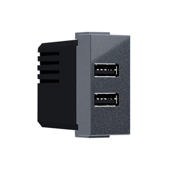 ^ MODYS ΠΡΙΖΑ ΤΡΟΦΟΔΟΣΙΑΣ USB 1 ΣΤ. 2xUSB ΑΝΘΡΑΚΙ 5VDC 2X1.2A IP20 ^ MODYS ΠΡΙΖΑ ΤΡΟΦΟΔΟΣΙΑΣ USB 1 ΣΤ. 2xUSB ΑΝΘΡΑΚΙ 5VDC 2X1.2A IP20