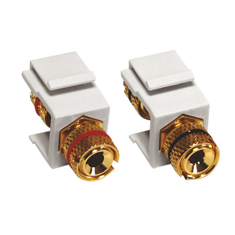 ^ MODYS ΑΝΤΑΠΤΟΡΑΣ 2xΗΧΕΙΩΝ LS 4MM ΛΕΥΚΟΣ