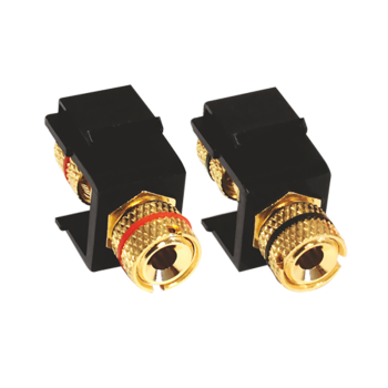 ^ MODYS ΑΝΤΑΠΤΟΡΑΣ 2xΗΧΕΙΩΝ LS 4MM ΜΑΥΡΟΣ