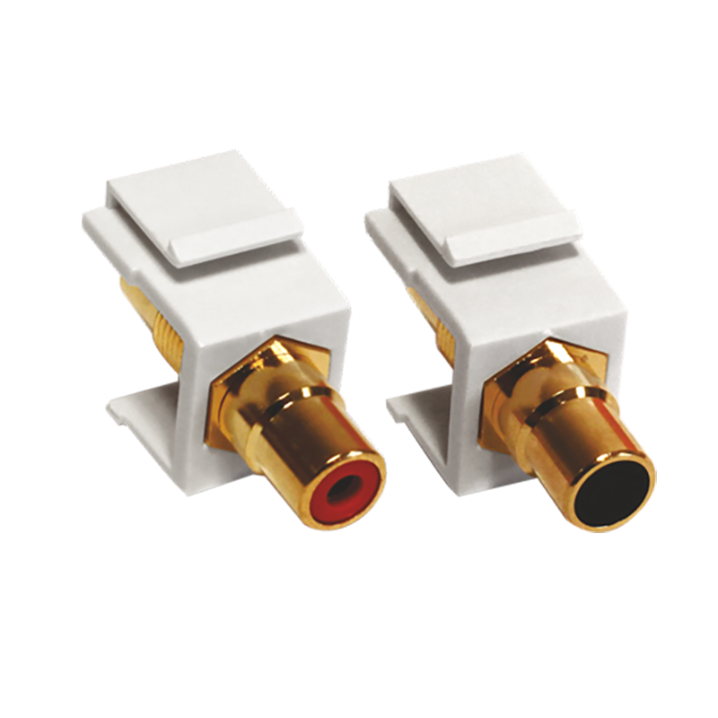 ^ MODYS ΑΝΤΑΠΤΟΡΑΣ 2xΗΧΕΙΩΝ RCA KS 1 ΣΤ. ΛΕΥΚΟΣ