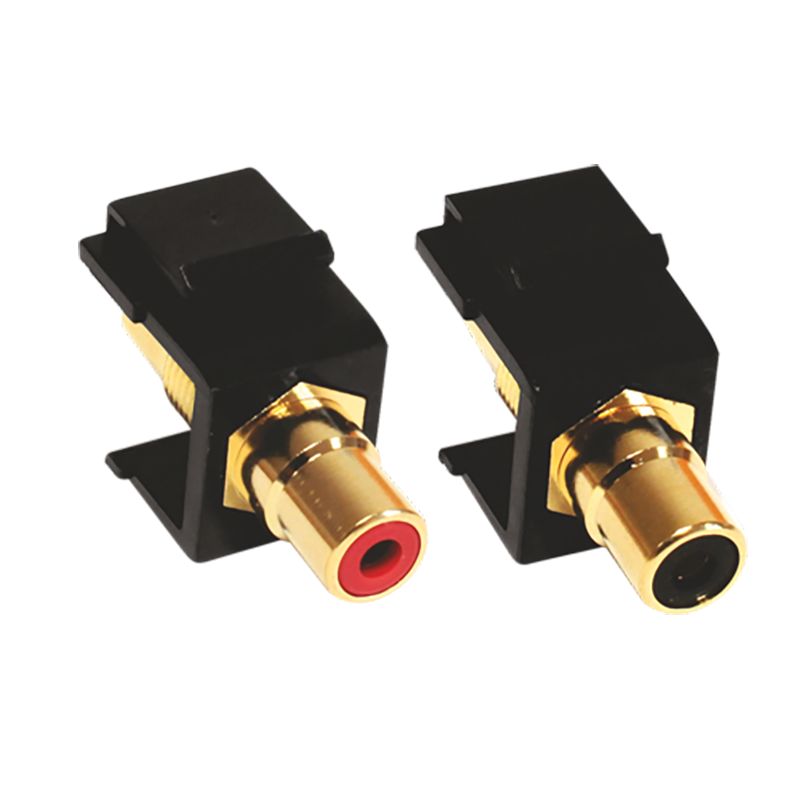 ^ MODYS ΑΝΤΑΠΤΟΡΑΣ 2xΗΧΕΙΩΝ RCA KS 1 ΣΤ. ΜΑΥΡΟΣ